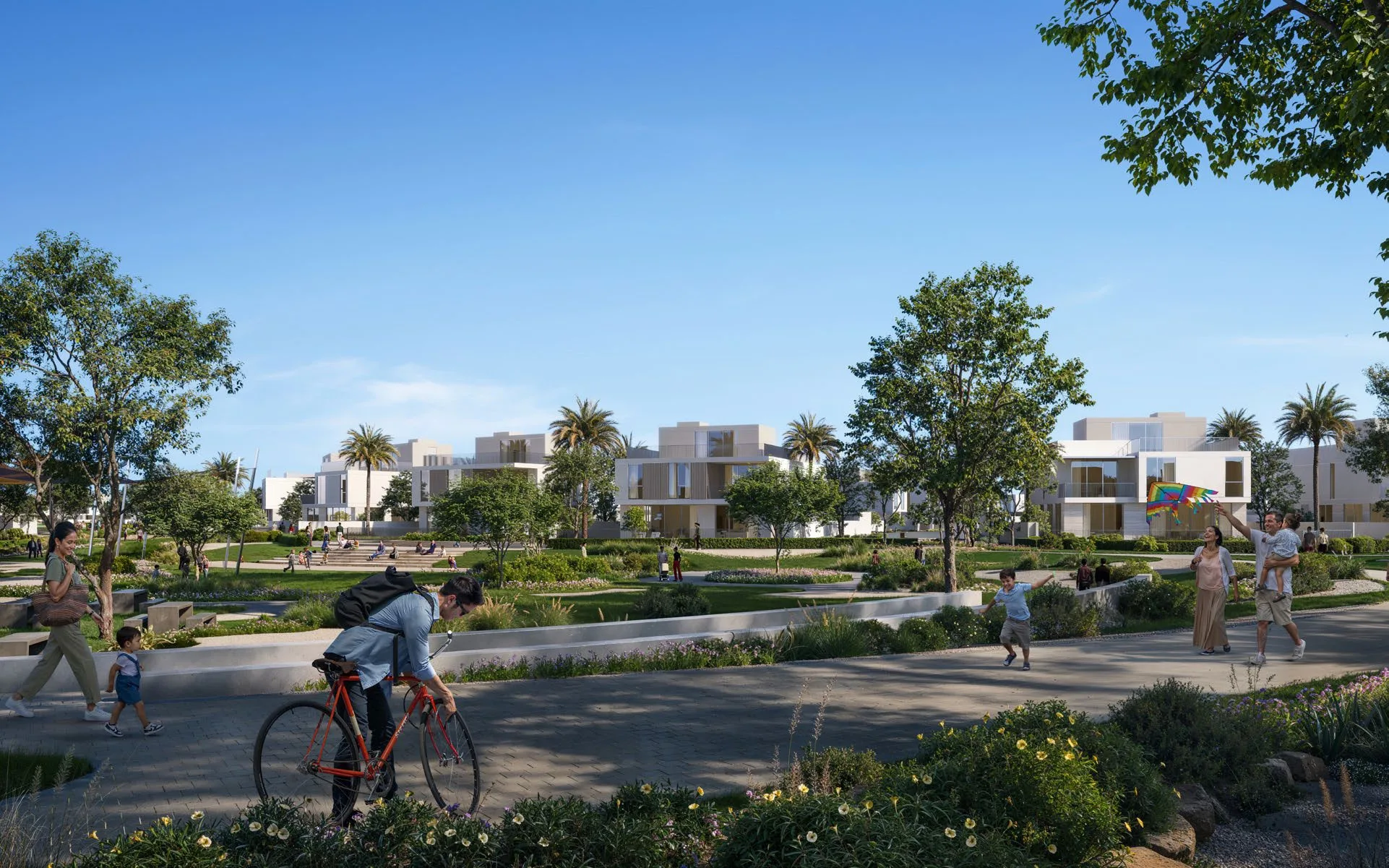 Lunaya's water-led community landscape